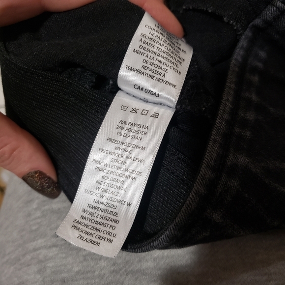 Jones New York Elastic Waist Black Jegging Jeans Size 6 - Picture 8 of 13